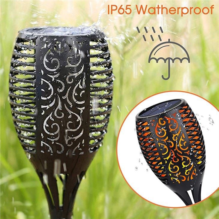Led Garden Lights Flickering Flames Torch Lights
